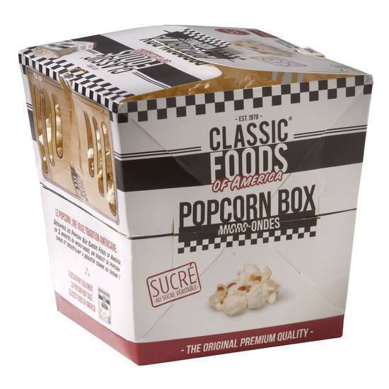 Popcorn box CLASSIC FOODS 100g