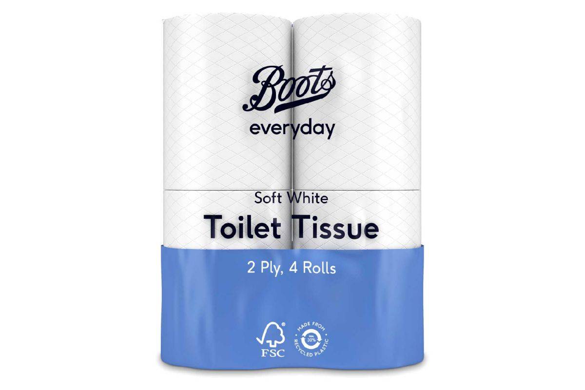 Boots Everyday Toilet Roll (4ct)