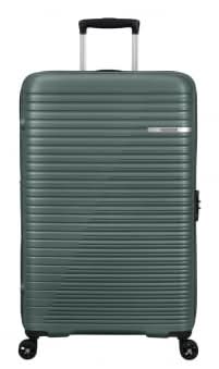 Maleta Grande Trolley Rígida 79x49x33 cm, 4 ruedas, Candado TSA, American Tourister Liftoff, Capacidad 95,5 L, Verde