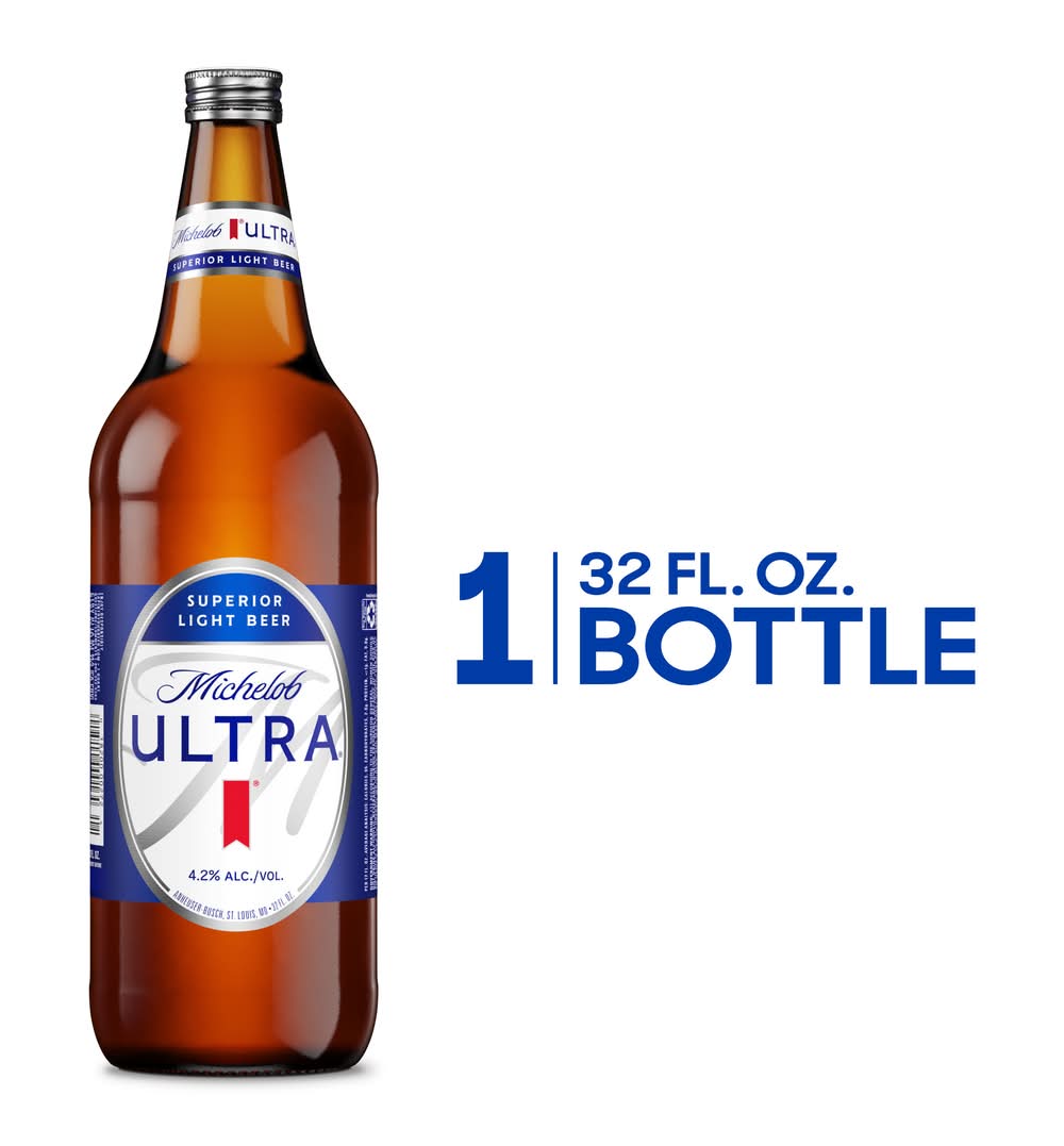 Michelob Superior Light American Lager Beer (32 fl oz)