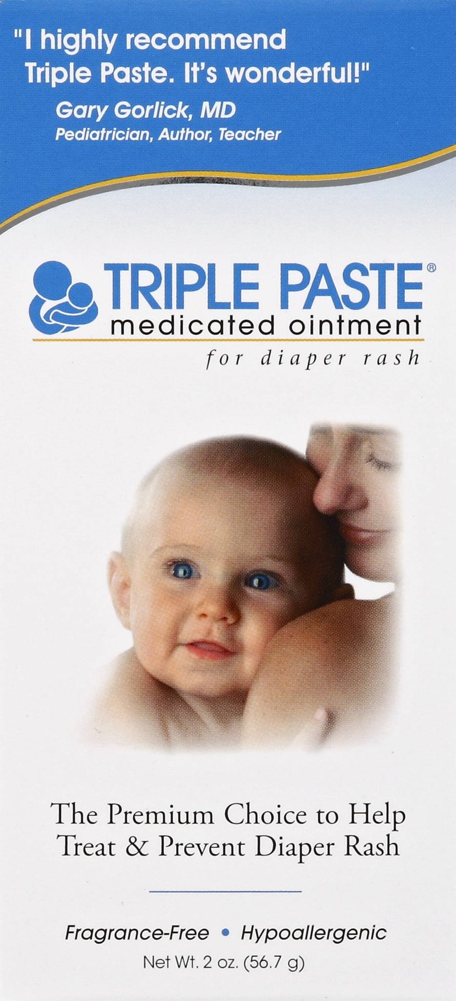 Triple Paste Medicated Ointment For Diaper Rash (2 oz)