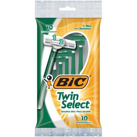 BiC Twin Select Sensitive Skin Mens' Shavers (50 g, 10 ct)