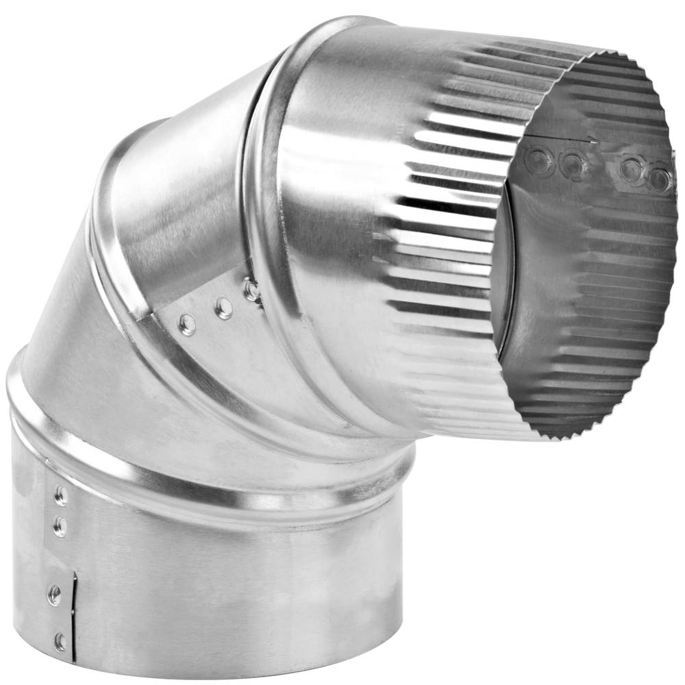 IMPERIAL 4-in Aluminum Round Adjustable 90 Degree Duct Elbow | VTL0048