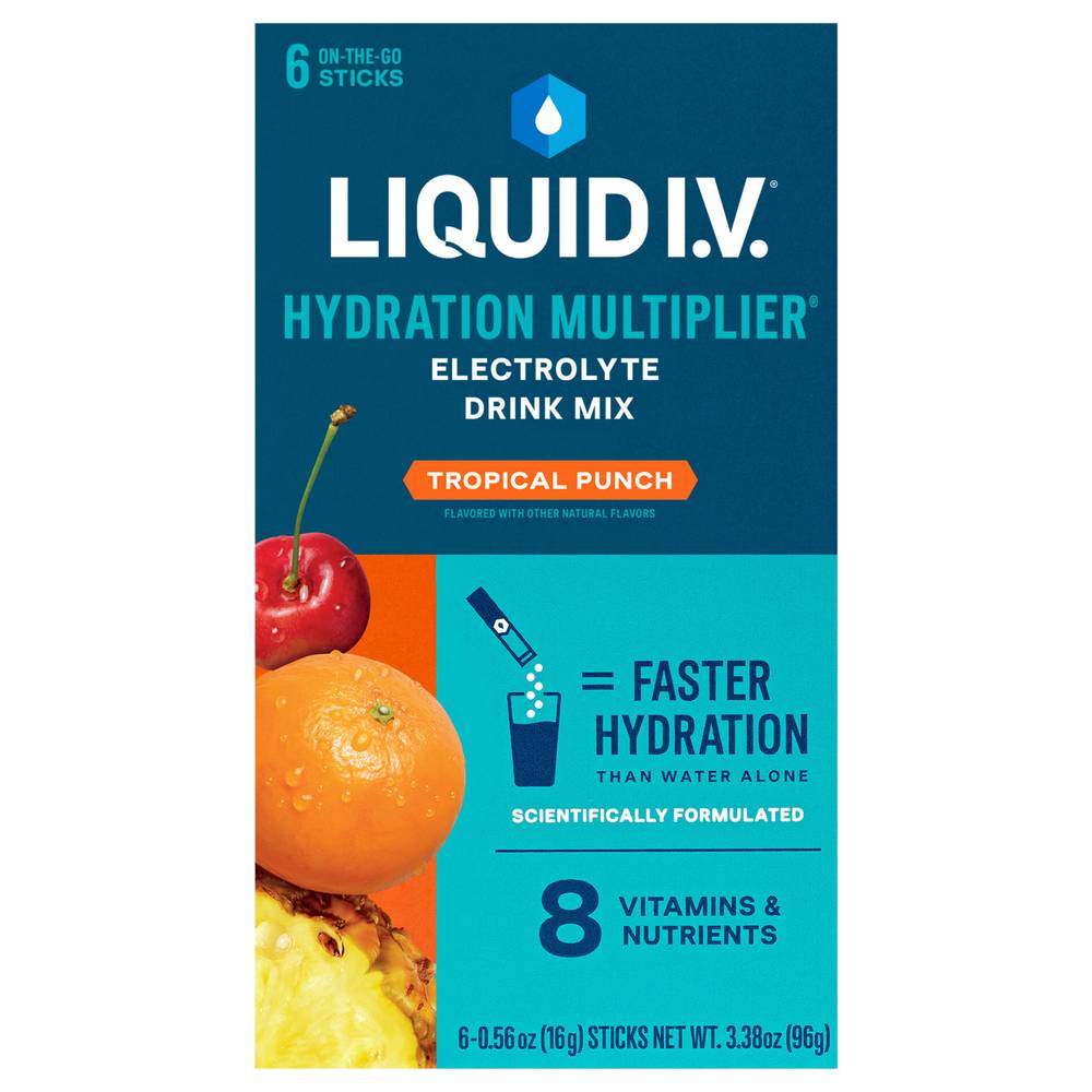 Liquid I.v. Hydration Multiplier Electrolyte Drink Mix (3.38 oz) (tropical punch)