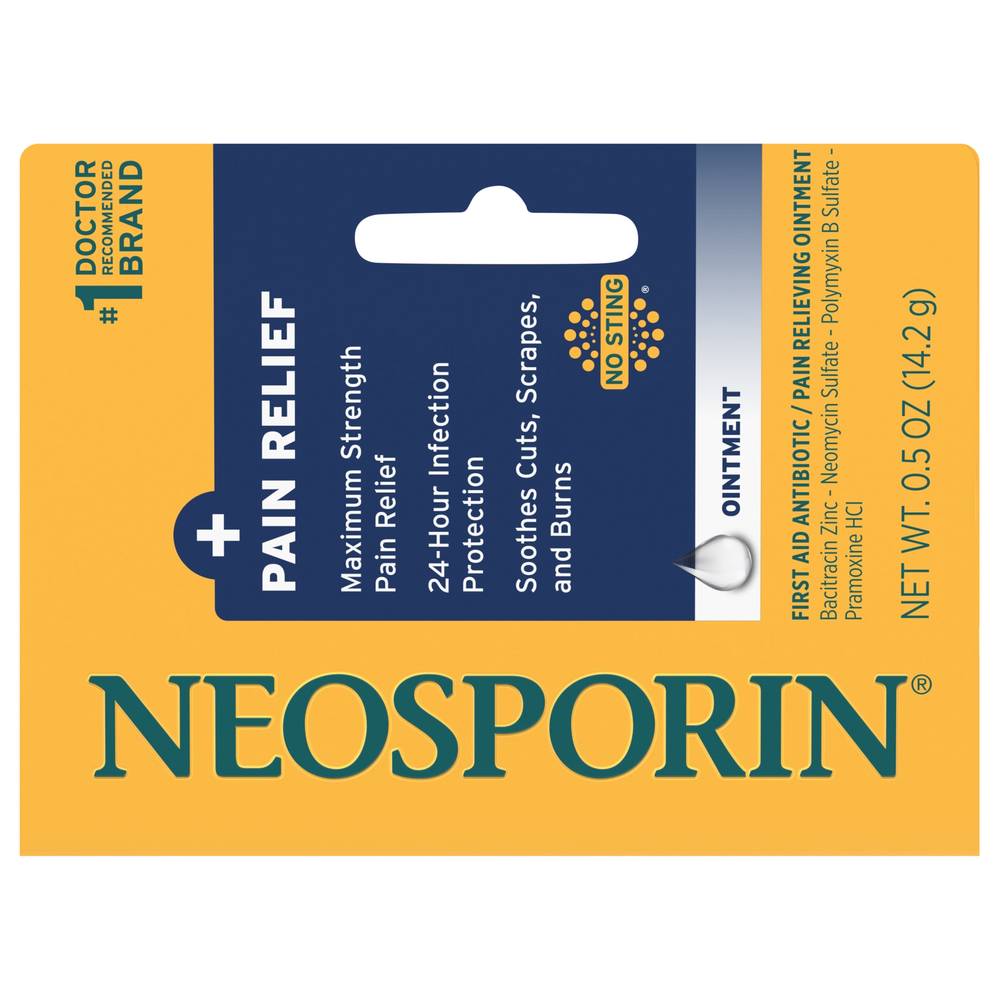 Neosporin Maximum Strength Pain Relief Ointment (0.5 oz)