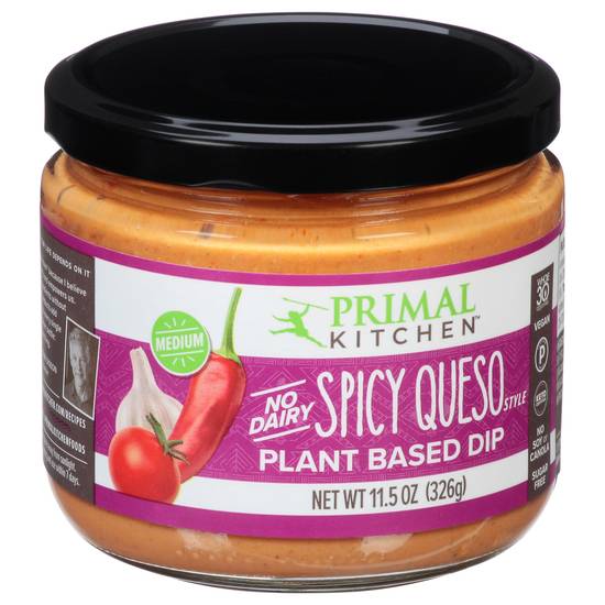 Primal Kitchen Medium Spicy Queso Plant Based Dip