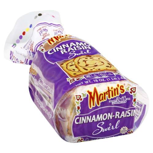 Martins Cinnamon Raisin Bread