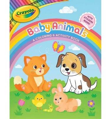 Crayola Baby Animals: A Coloring & Activity Book - (Crayola/Buzzpop) (Paperback)