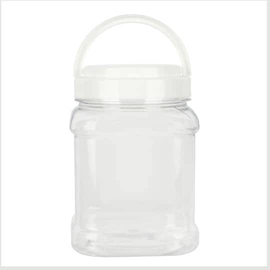 Clear Plastic Jar With Handle By Bead Landing