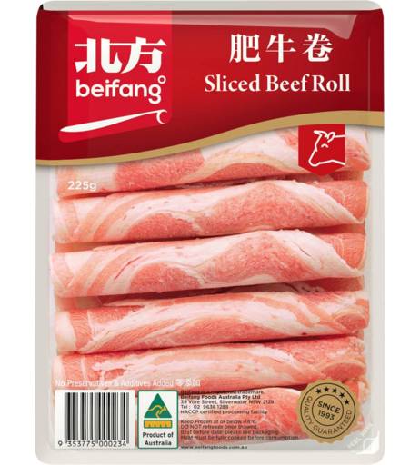 Beifang Sliced Beef Roll (225g)