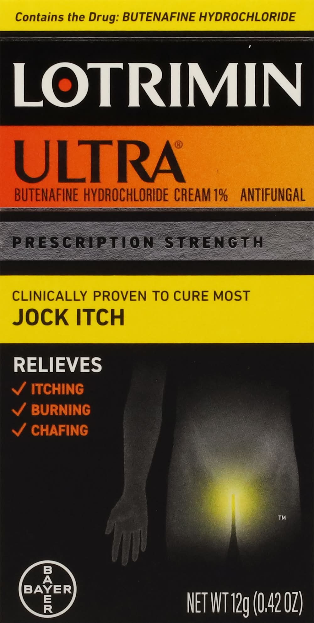 Lotrimin Ultra Prescription Strength Jock Itch Antifungal Cream (0.42 oz)