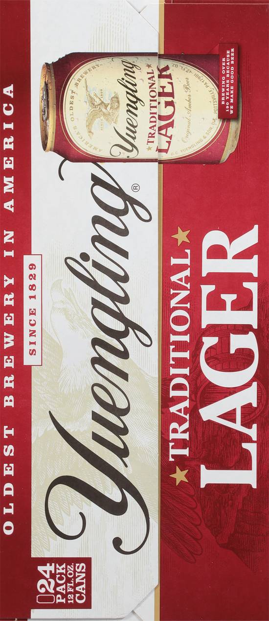 Yuengling Traditional Lager Beer (24 ct, 12 fl oz)