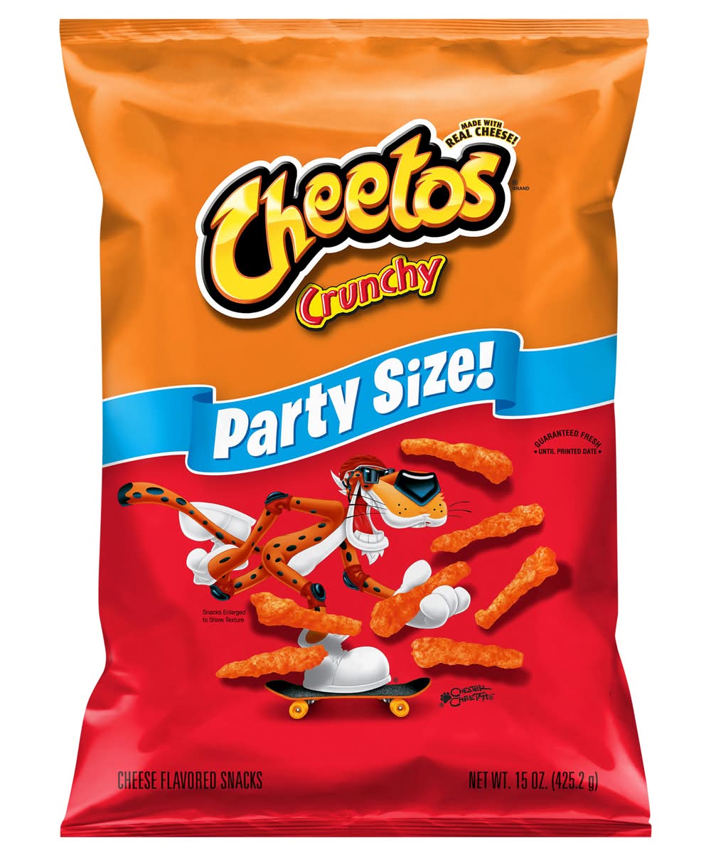 Cheetos Crunchy Snacks Party Size, Cheese (15 oz)