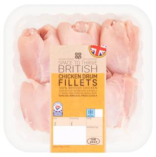 Co-op Honest Value British Chicken Drum Fillets 400g