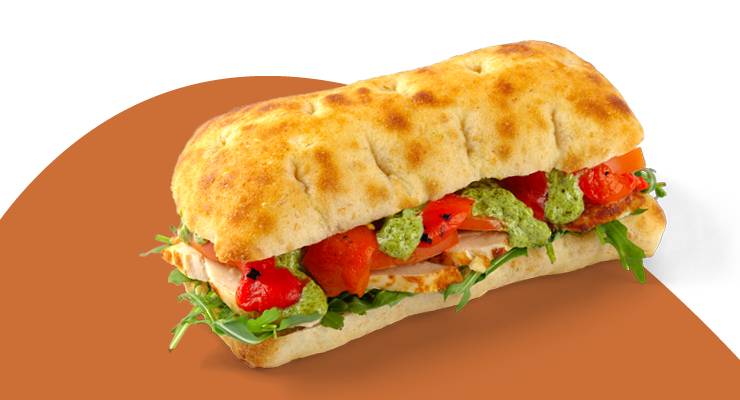 Schiacciata Kip & Pesto