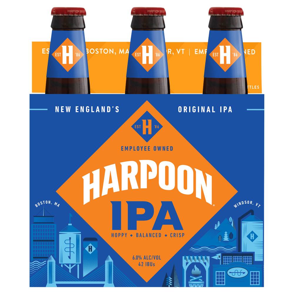 Harpoon Hoppy Balanced Crisp Ipa Beer (6 ct, 12 fl oz)