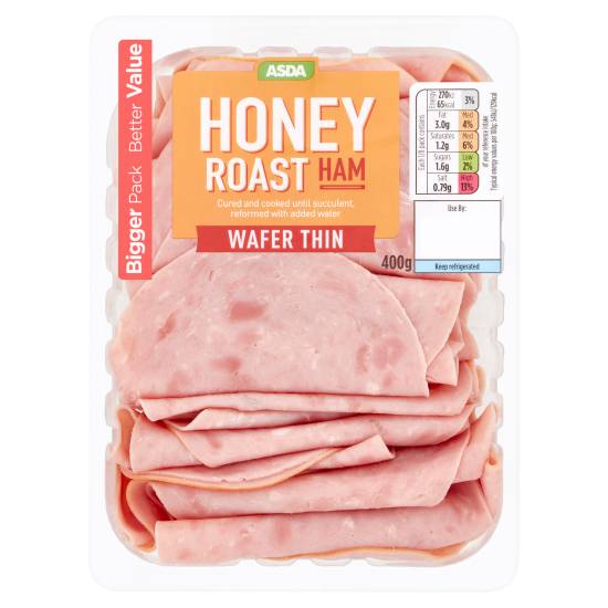 ASDA Honey Roast Ham Wafer Thin (400g)