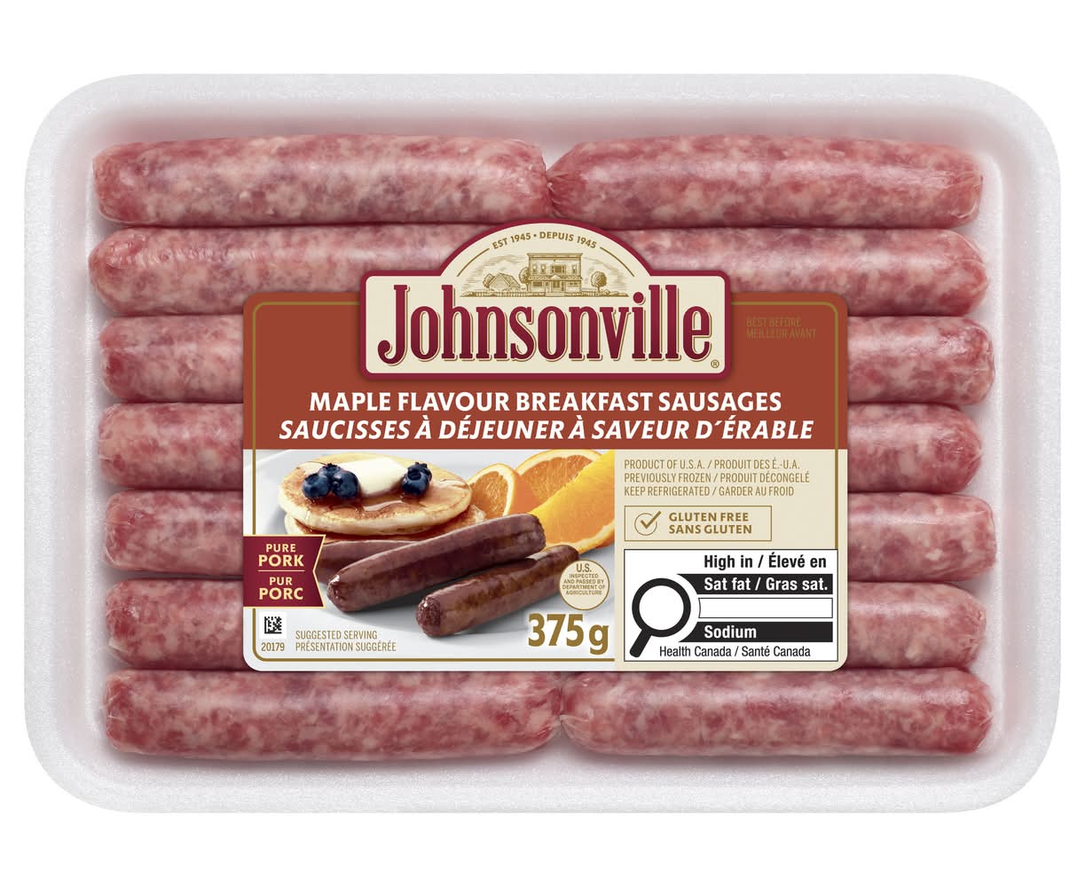 Johnsonville Breakfast Sausages, Maple (375 g)
