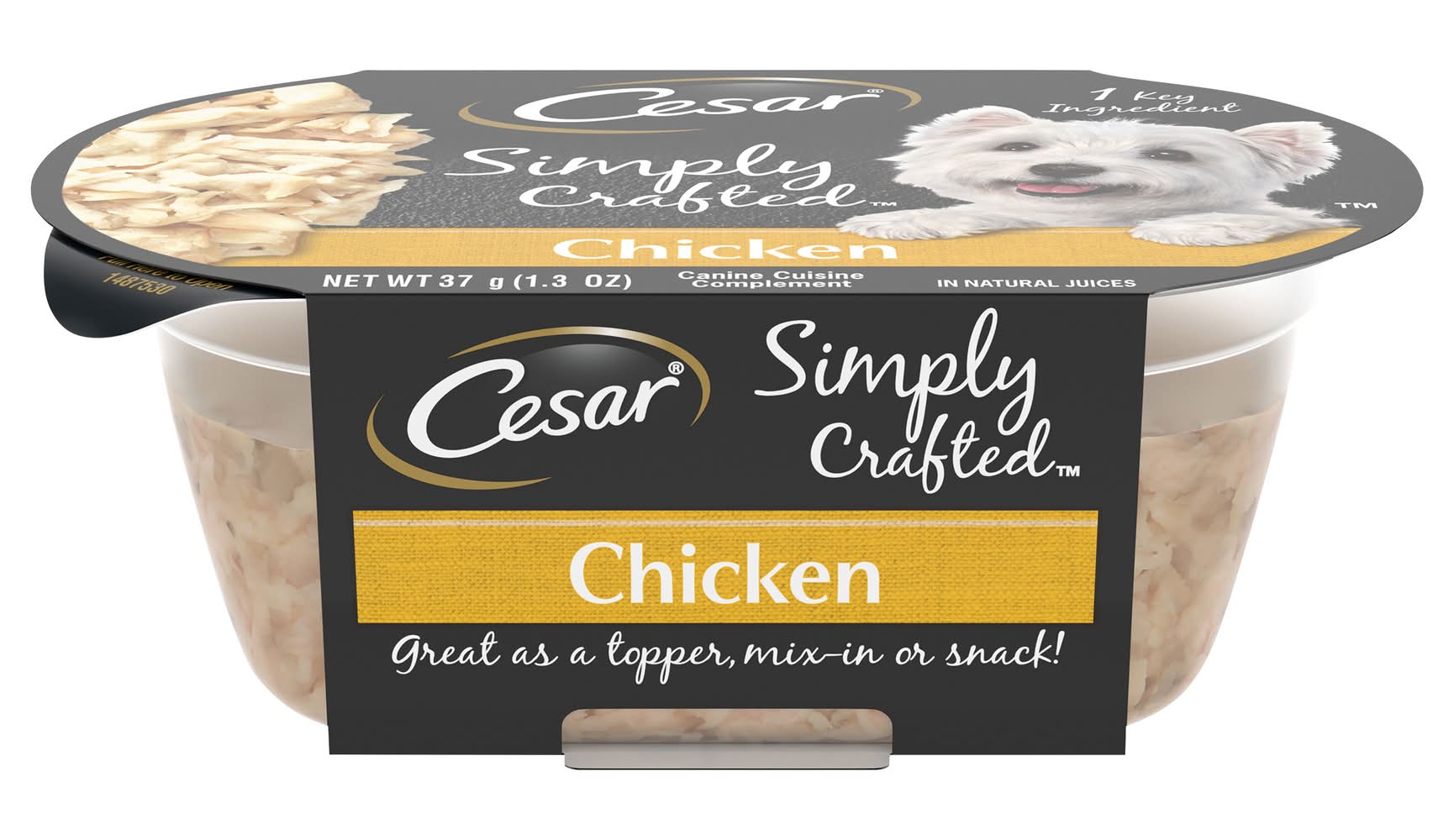 Cesar Simply Crafted Chicken Canine Cuisine Wet Dog Food (1.3 oz)