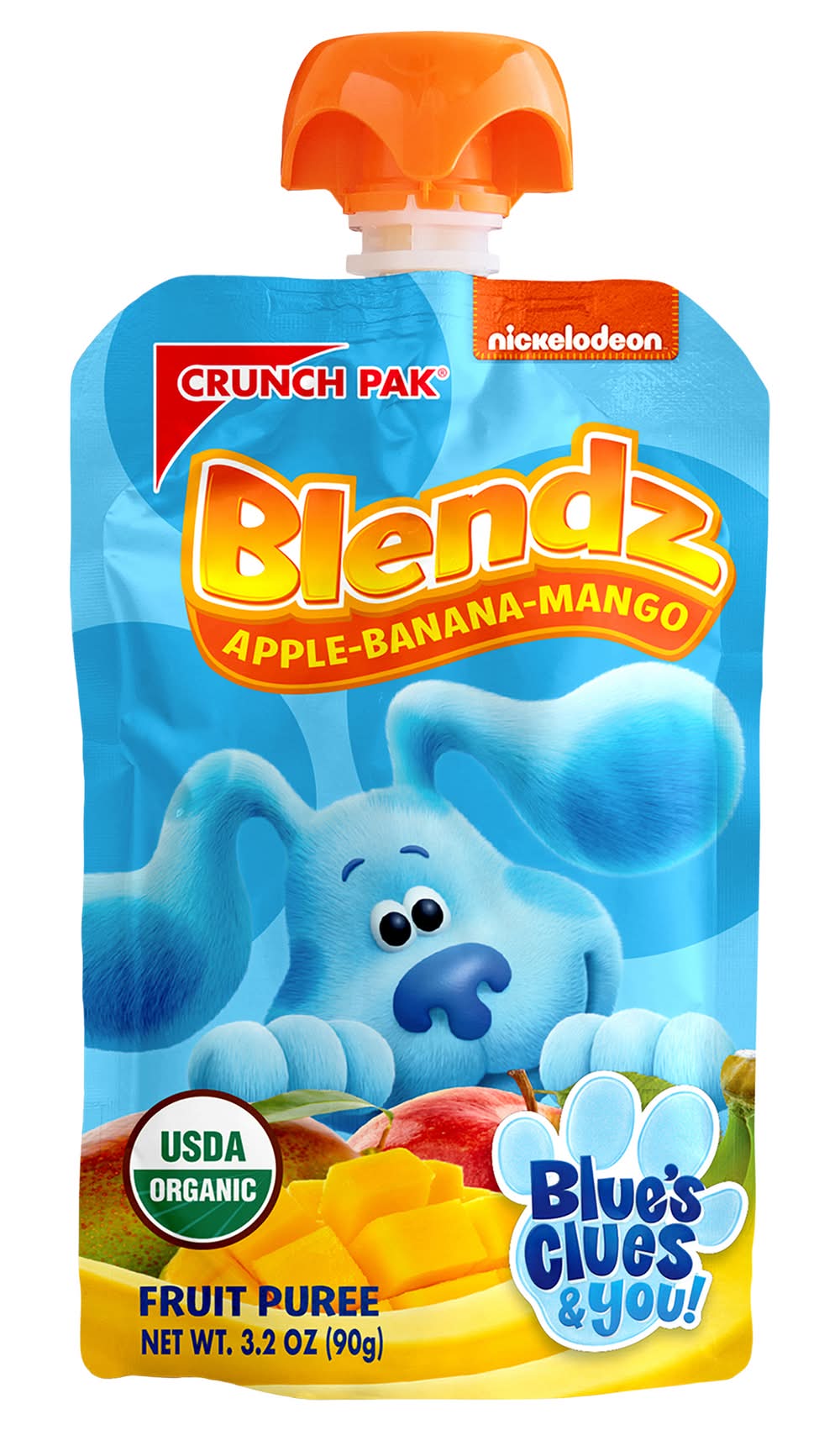 Nickelodeon Crunch Pak Blendz Baby Food, Apple- Banana-Mango (3.2 oz)