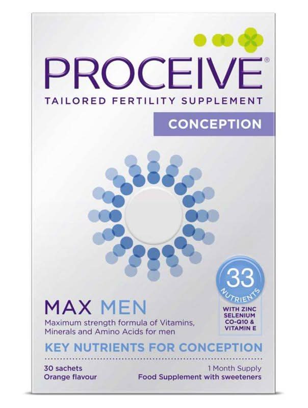 Proceive Orange, Men, Max Conception Tailored Fertility Supplement (30 pack)