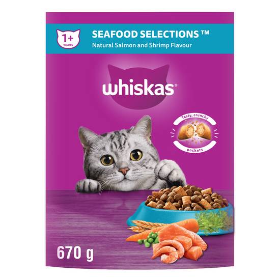 Whiskas Seafood Selections Cat Food (salmon-shrimp)