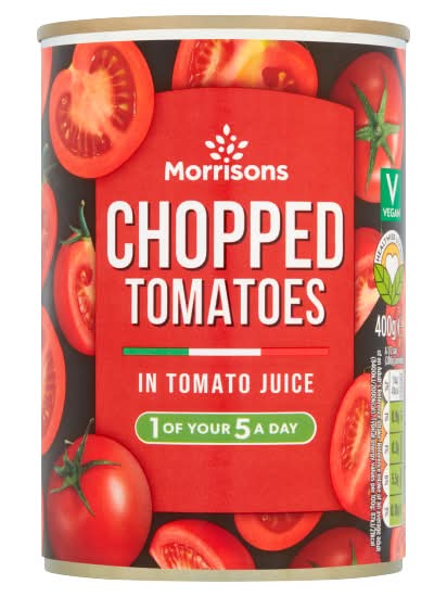 Morrisons Chopped Tomatoes in Tomato Juice (400g)