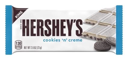 Hershey's® Cookies 'N' Creme King Size Candy Bar 2.6oz