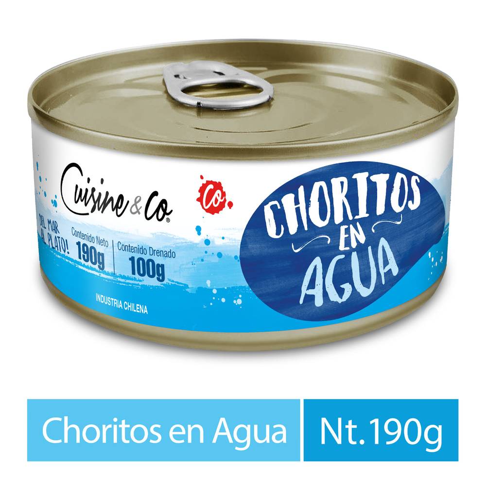 Cuisine & Co · Choritos en agua (100 g)