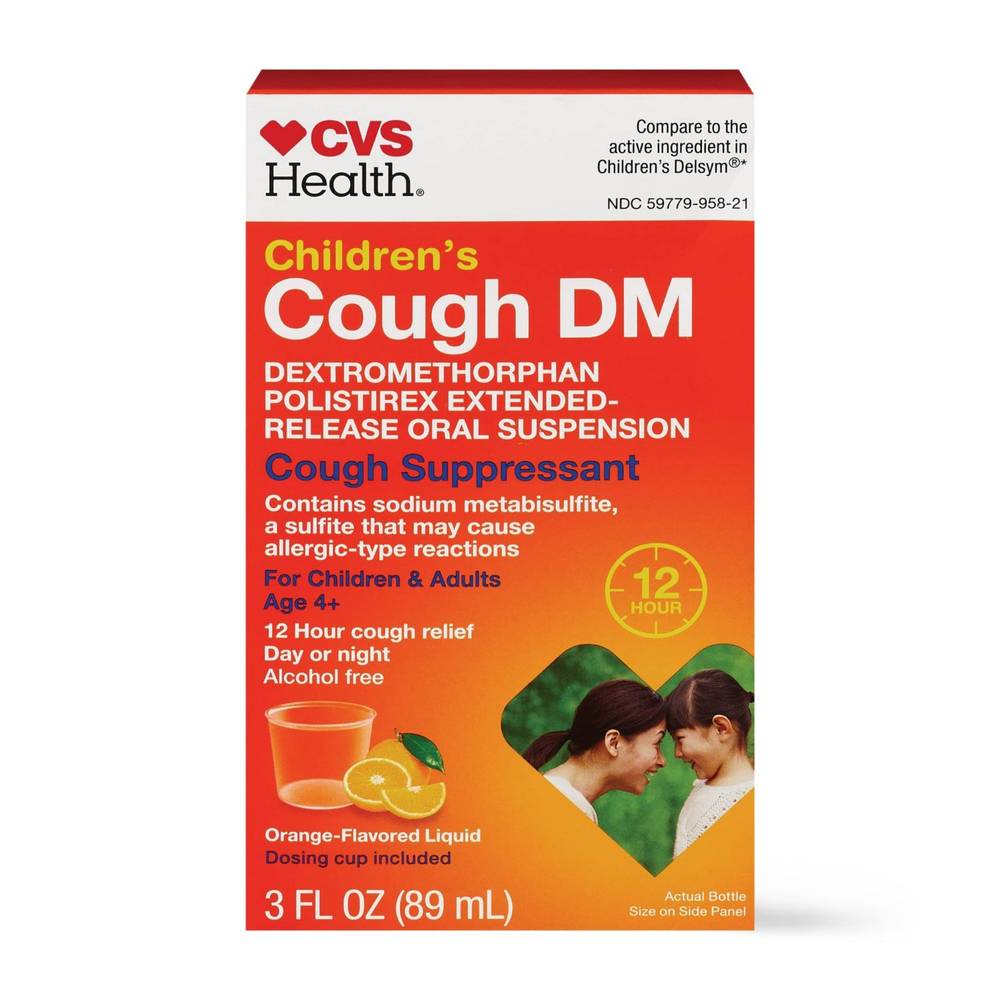 Cvs Health Cough Dm Cough Suppressant Liquid (orange)