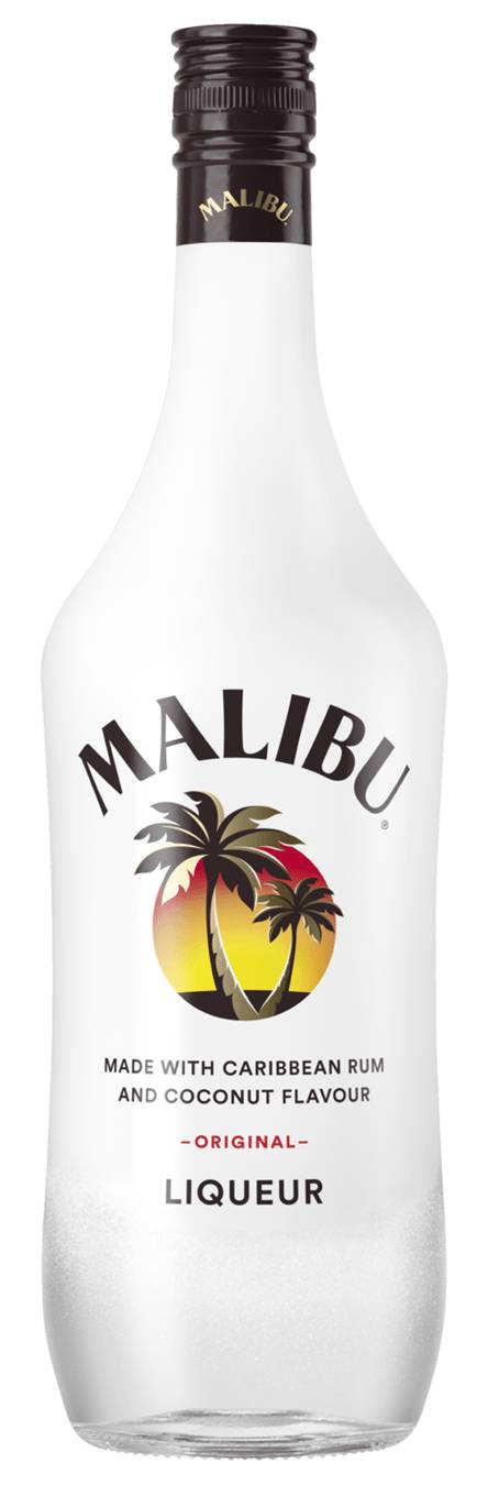 Malibu White Rum Coconut Flavour 1L