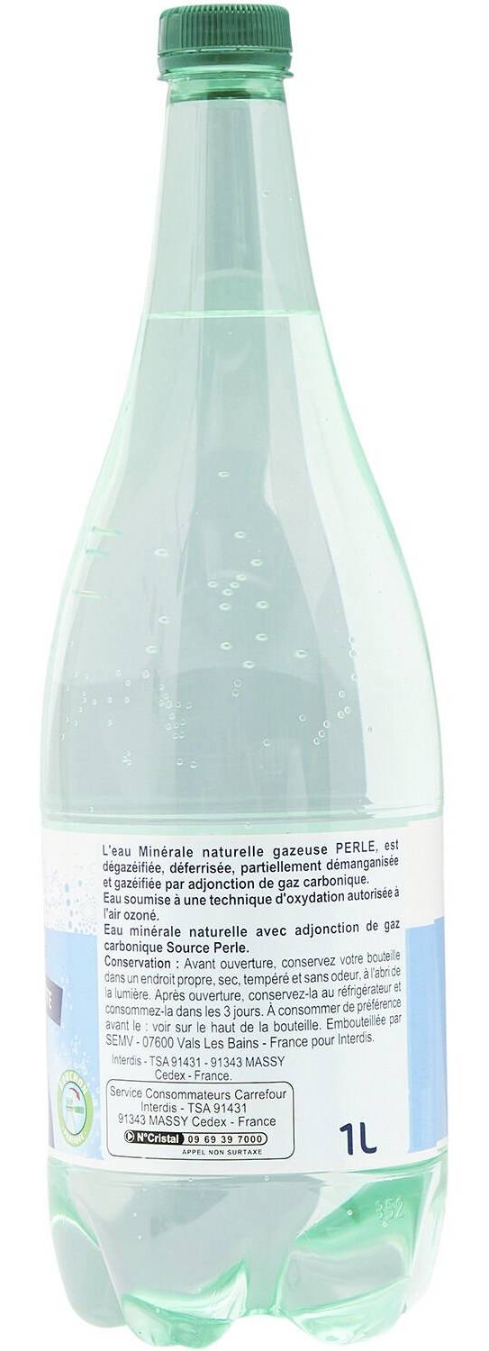 Carrefour Classic' - Eau gazeuse finement pétillante (1L)