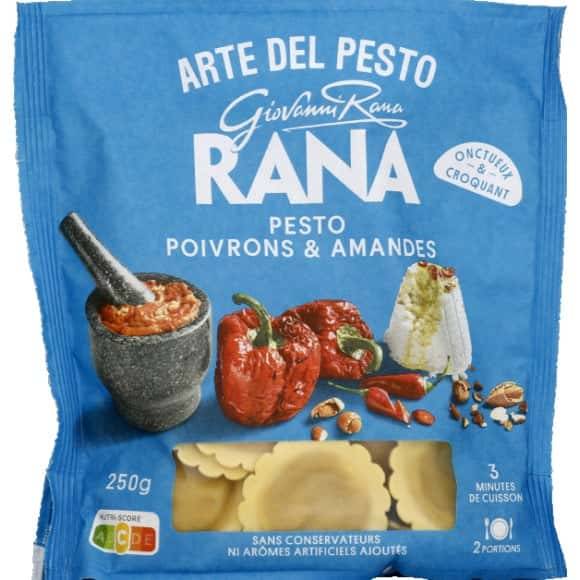 Giovanni Rana - Pâtes fraîches girasoli pesto poivrons rouges et amandes (250g)