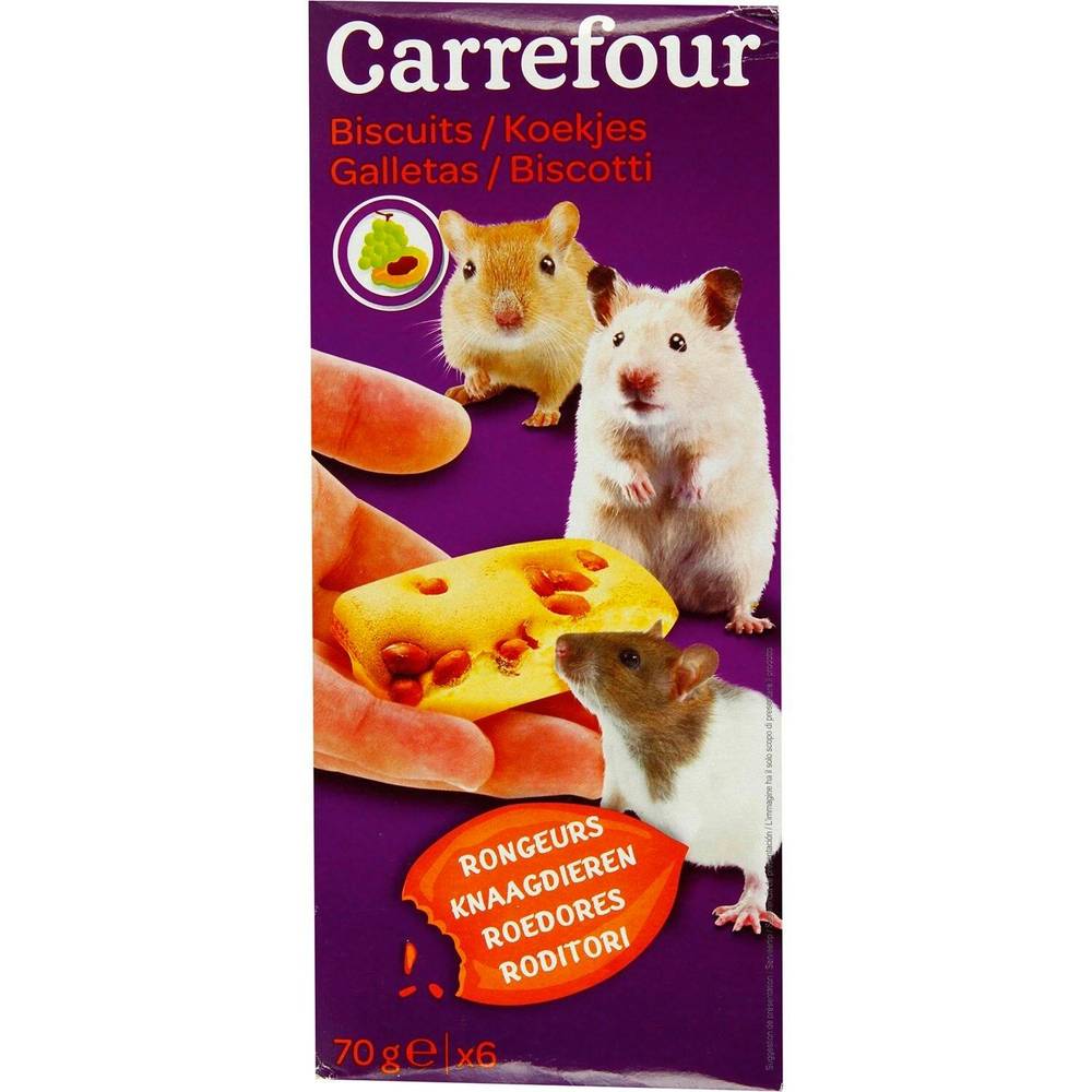 Carrefour - Biscuits pour rongeurs