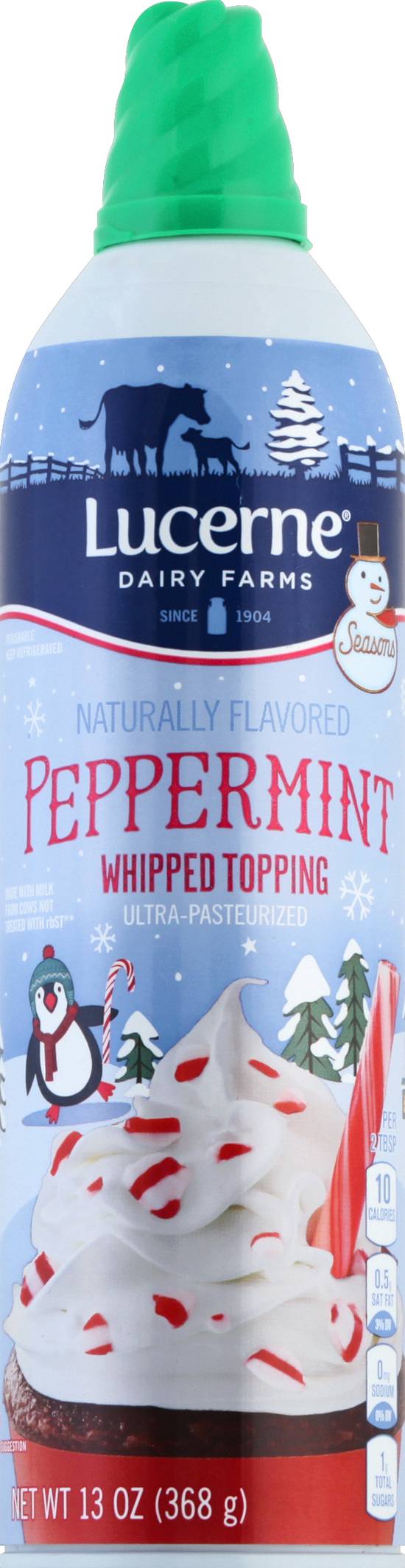 Lucerne Peppermint Whipped Cream (13 oz)