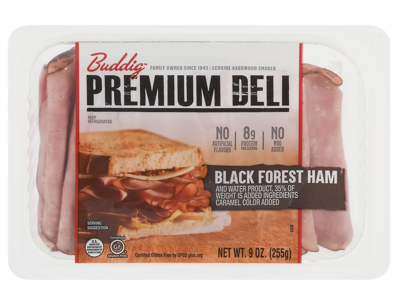 Buddig Premium Deli Black Forest Ham (9 oz)
