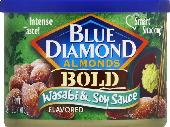 Blue Diamond Wasabi and Soy Sauce Flavored Almonds