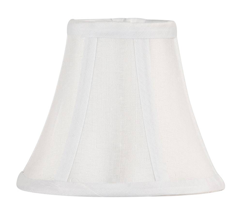 allen + roth 5-in x 6-in White Fabric Bell Lamp Shade | LSH049