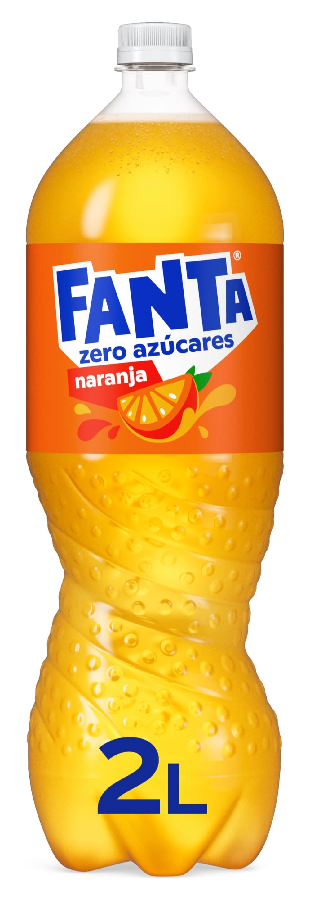 Refresco de naranja zero azúcares · Fanta (2 L)
