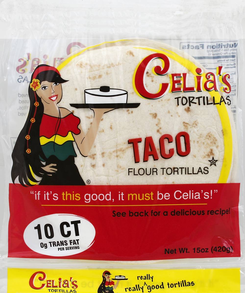 Celia's Taco Flour Tortillas (15 oz)