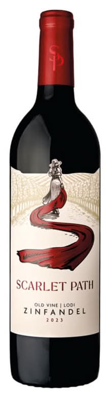 Scarlet Path Lodi Old Vine Zinfandel Wine, 2023 (750 ml)