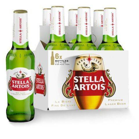 Stella Artois 6 Pack 11.2oz Bottle