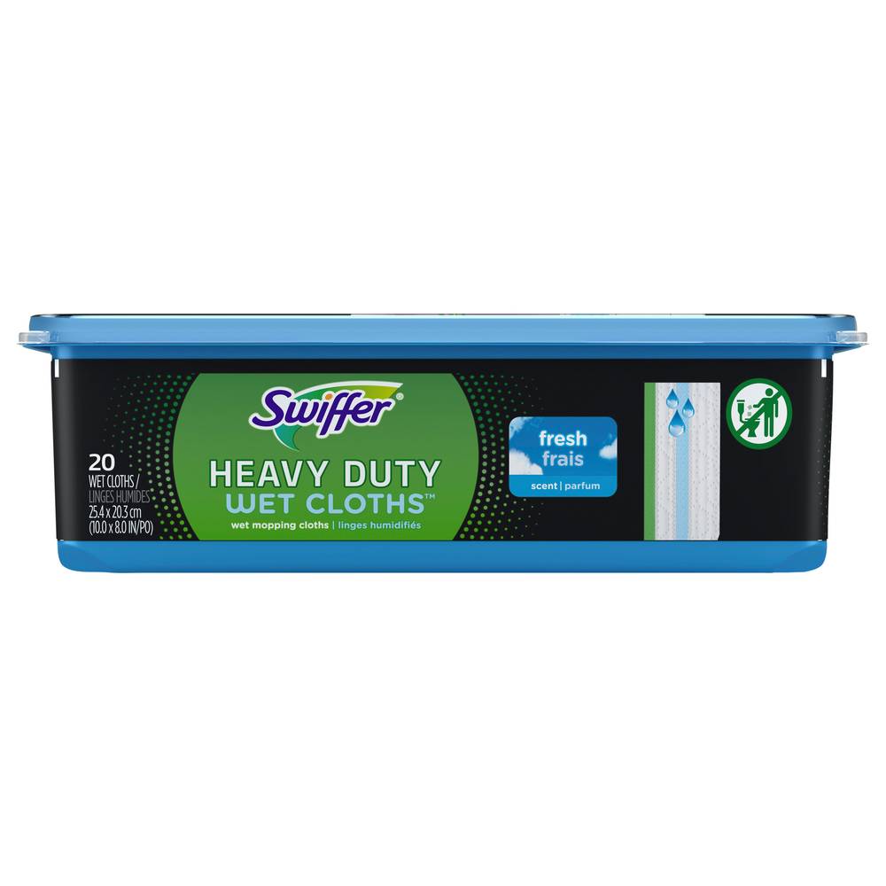 Swiffer Fresh Scent Heavy Duty Wet Mopping Cloths (2.18 lbs)