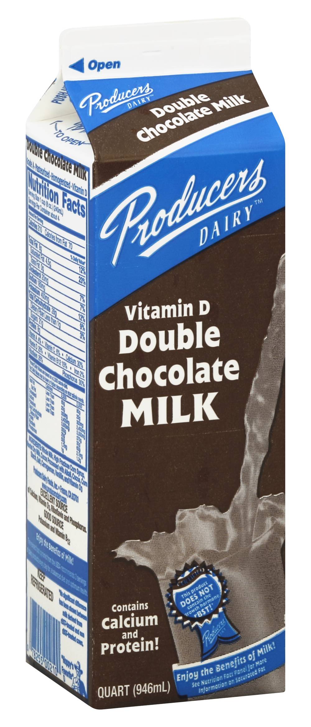 Producers Vitamin D Milk, Double Chocolate (1 qt)