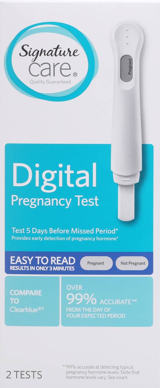Signature Care Digital Pregnancy Test