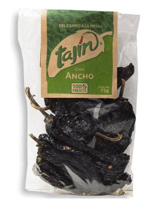 Tajín · Chile ancho (75 g)