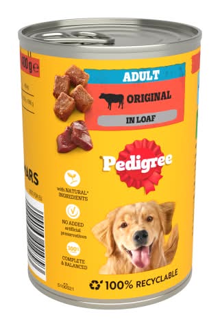 Pedigree Adult Wet Dog Food Tin Original in Loaf (400g)