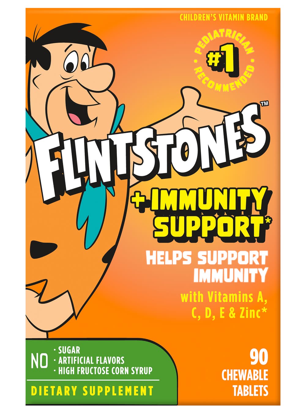 Flintstones Children Chewable Multivitamin Immunity Support