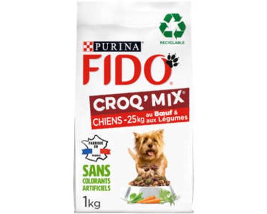 Fido Croq' Mix Bœuf & Légumes 1kg Purina