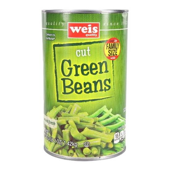 Weis Quality Cut Green Beans Family Size